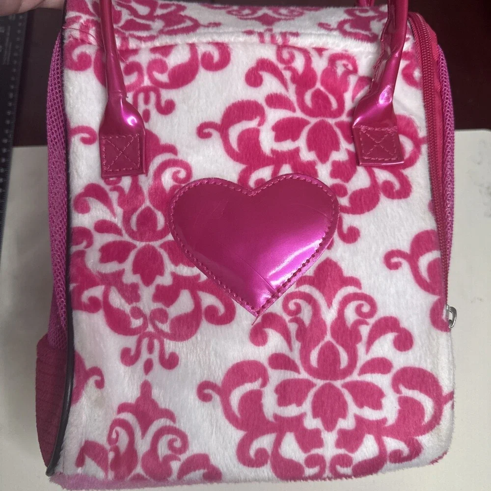 NWOT PUCCI PUPS Pet Dog Cat Carrier Bag Purse Pink Fur Animal